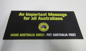 2019 - Clive Palmer - Letter to Australians - United Australia Party Brochure - Bild 1 von 10
