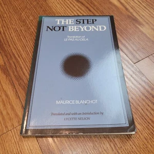Maurice Blanchot Step Not Beyond (Taschenbuch) SCHNELLER VERSAND - Bild 1 von 7