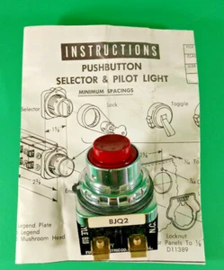 FURNAS BJQ2 ROTE DRUCKTASTER-KONTROLLLEUCHTE - Bild 1 von 5