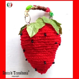 borsa donna da spalla tracolla a mano originale fashion fragola matrimonio festa - Picture 1 of 24