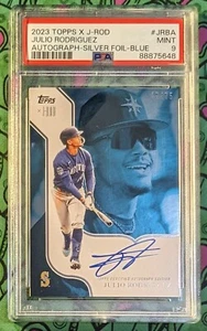 JULIO RODRIGUEZ 🔥 AUTO /75 🔥 2023 Topps X J-Rod Show Out JRB-A 💎 MINT 💎 - Picture 1 of 2