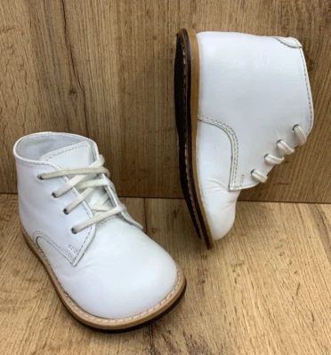 Josmo Walker Niños Bebé Niño Zapatos 8190 Todo Cuero Blanco Talla 6 Foto 1 de 4