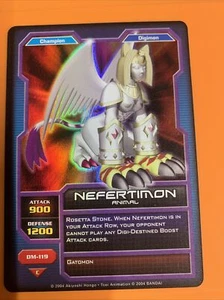 Digimon CCG ( Hybrids Warriors) Nefertimon DM-119 Holo 1st Edition - Bild 1 von 2