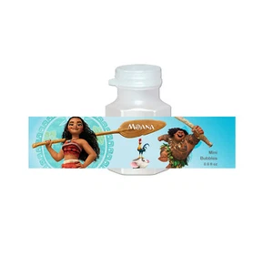 20 Moana 4" x 1" Bubble Sticker Label Bag Treat Box Loot Party Favor Filler Maui - Picture 1 of 1