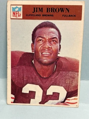 JA4282 1966 Philadelphia Jim Brown #41 Cleveland Browns EX - Image 1 of 4