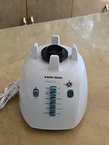 BLACK DECKER Crush Master Blender Base Motor Only BL10450G White Works - Picture 1 of 6