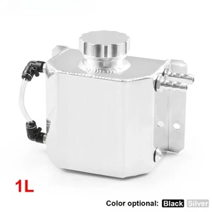 Universal 1L Alloy Aluminium Engine Oil Catch Can Breather Tank BX101320 - Picture 1 of 20