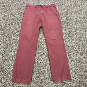 Pantalones chinos Banana Republic para hombre 31x32 terciopelo Aiden Preppy - Imagen 1 de 18