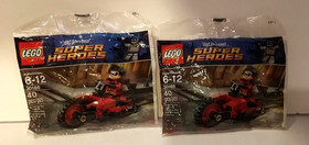 LEGO 30166 Super Heroes: Batman Robin and Redbird Cycle - Polybag Set lot of 2