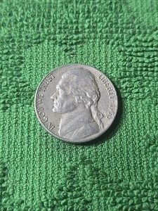 1956 P Jefferson nichel circolato - Foto 1 di 2