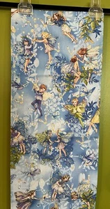 NEW Dawn Fairies Michael Miller 2014 Glitter Blue Cotton Fabric 1 yd x 42”W - Picture 1 of 15