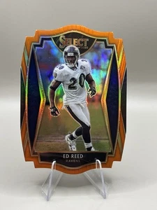 2020 Panini Select - Premier Level Ed Reed #137 Orange Prizm Die-Cut - Foto 1 di 2