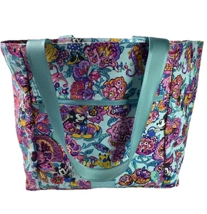 Borsa donna Vera Bradley grande Disney Topolino Minnie floreale shopper borsetta - Foto 1 di 12