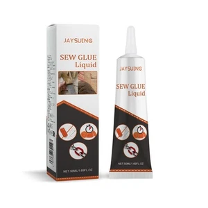 50Ml Extra Strong Fabric Repair Glue Adhesive Repair Hemming Sewing Textile - Picture 1 of 6