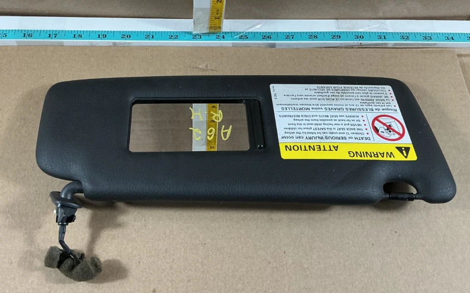 2006-2012 AUDI A5 A4 Front Right Passenger Side Sun Visor Sunvisor OEM - Image 1 of 4