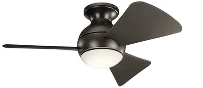 Kichler 330150OZ Sola 34" LED Ceiling Fan in Olde Bronze - Image 1 of 2