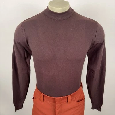 Vintage 60s Revere Shirt Mens Nylon Banlon Tycora Stretch MCM Mod NOS Medium - Image 1 of 4