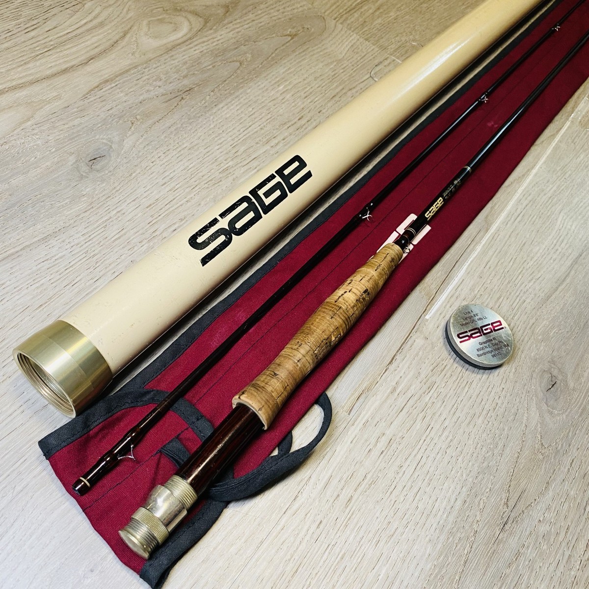 SAGE GFL 583-4 DS フライロッド 8'3\" Sage 583-4 DS Graphite III #5-6 Line 8'3” 4-Piece Fly Rod