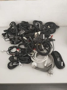 Batch 10 Scart-Buchsen, 10 Netzkabel, 10 Kabel 3 Pin, 10 Audio Video Kabel - Bild 1 von 1