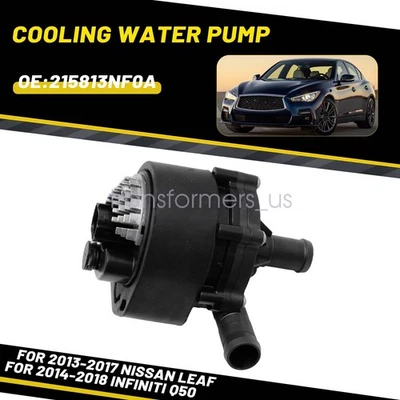 For Infiniti Q50 2014-2018 Nissan Leaf 2013-2017 21581-3NF0A Cooling Water Pump - Image 1 of 4