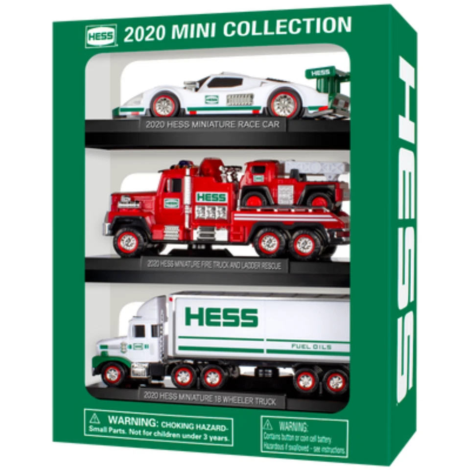 2020 Hess Mini Truck Collection – 3 Vehicles in One Set