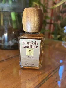 Vintage English Leather Men's Cologne💎2 oz. 55ml💎Splash Wooden Top💎100% Full - Picture 1 of 7