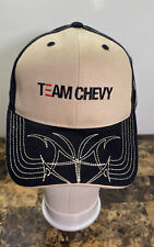 Team Chevy Checkered Flag Sports Western Embroidery Strapback Hat *NEW*