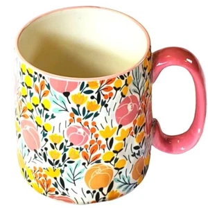 10 strawberry street mug Floral Design Coffee Tea Spring Flowers Large Cheerful - Bild 1 von 11