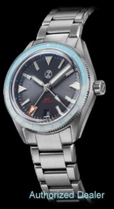 Nuevo Zelos HORIZONS V2 GMT 200M SS HIELO Acero 40mm GARANTÍA - Imagen 1 de 4