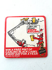 Vintage Carling Black Label / Win A Free Pint  ... Cat No'101 Beer Mat / Coaster