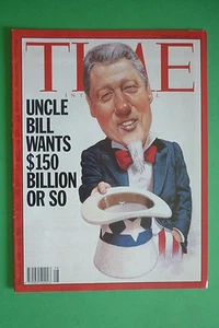 TIME N.8 Revista Magazine FEBRERO 22 1993 BILL CLINTON - Imagen 1 de 1