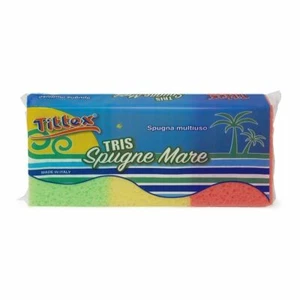 Tittex spugna tris mare - confezione da 3 pezzi - vendita 10 pezzi