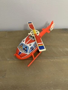 Jimmy Toys Helicopter Tin & Plastic Spinning Blades Red - Picture 1 of 6