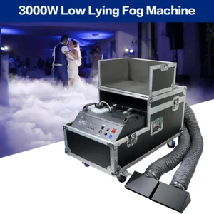 3000W Doppelkopf Wasserbasis Nebelarm Maschine DMX für Hochzeit Bühne Disco DJ Party - Bild 1 von 15