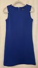 Tommy Hilfiger Blue Shift Dress Womens Size 2 Sleeveless Classic Stretch Vguc