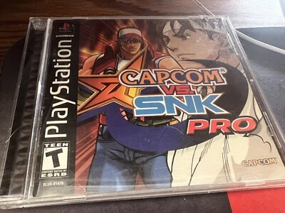 Capcom vs. SNK Pro (Sony PlayStation 1, 2002) Retro Video Game With Manual - Image 1 of 4
