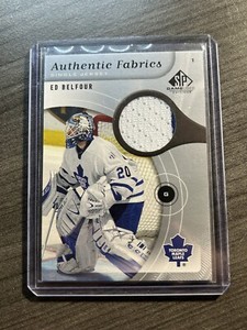 Ed Belfour 05-06 Upper Deck SP Game Used Authentic Fabrics Single Jersey