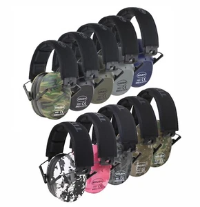 34 NRR SHOOTING FIRING GUN RANGE NOISE REDUCTION EAR MUFFS HEARING PROTECTION - Picture 1 of 36
