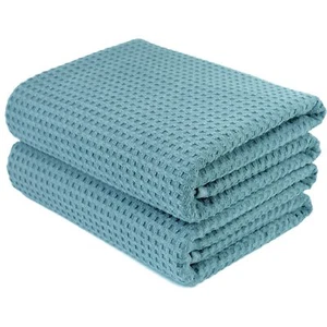Microfiber Oversize Quick Dry Lint Free Bath Towel 60 x 30 in Set of 2 Green ... - Picture 1 of 6