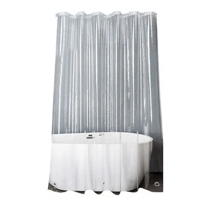 Shower Curtain Liner Durable Plastic Waterproof with Grommets - Picture 1 of 11