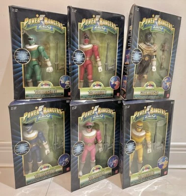 Bandai 1996 Power Rangers Zeo 8” Figures (Set of 6) Vintage Classic Collectible - Image 1 of 3