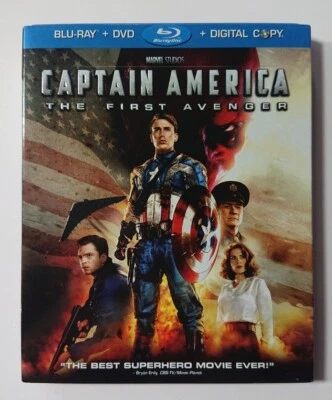 Captain America: The First Avenger Mint Blu-ray With DVD 2011 Slipcase Edition  - Image 1 of 4