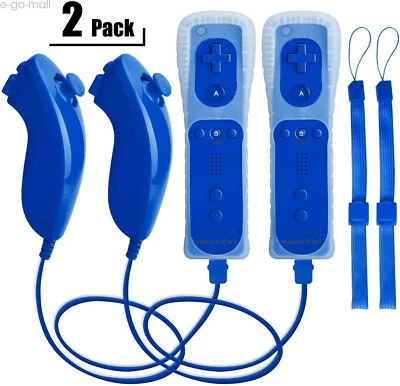 Mando a distancia y nunchuck incorporado Motion Plus para consola Nintendo Wii/Wii U Foto 1 de 4