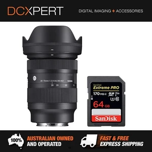 SIGMA 28-70MM F/2.8 DG DN CONTEMPORARY LENS FOR SONY E-MOUNT (4592965) - Picture 1 of 5