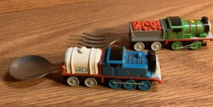 Thomas The Train Baby Spoon & Fork The First Years Stainless Plastic RARE SET - Picture 1 of 5