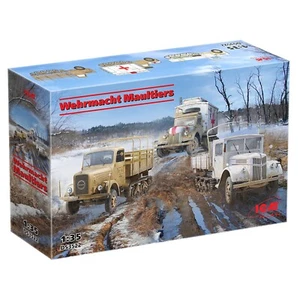 Maultiers military trucks Scale 1:35 Plastic Model Kit ICM DS3522 - Picture 1 of 24