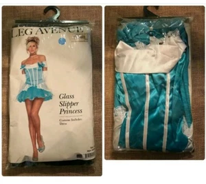 Leg Avenue Glass Slipper Princess Costume 83659 Blue/White (Large). NEW - Picture 1 of 1