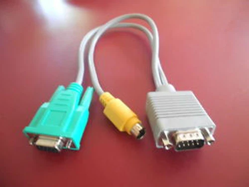 Topaz A-CSA4-2 Serial Y Splitter Cable Serial Male to Female and PS/2 Male Cable - Image 1 of 1