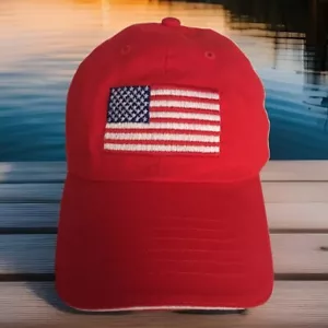 USA American Flag Hat Stars & Stripes 4th of July Baseball Cap Hat United States - Picture 1 of 4