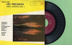 FRANZ ANDRE / Preludios de Listz / TELEFUNKEN TFK-12042 Press Spain 1963 EP VG+ - Picture 1 of 5